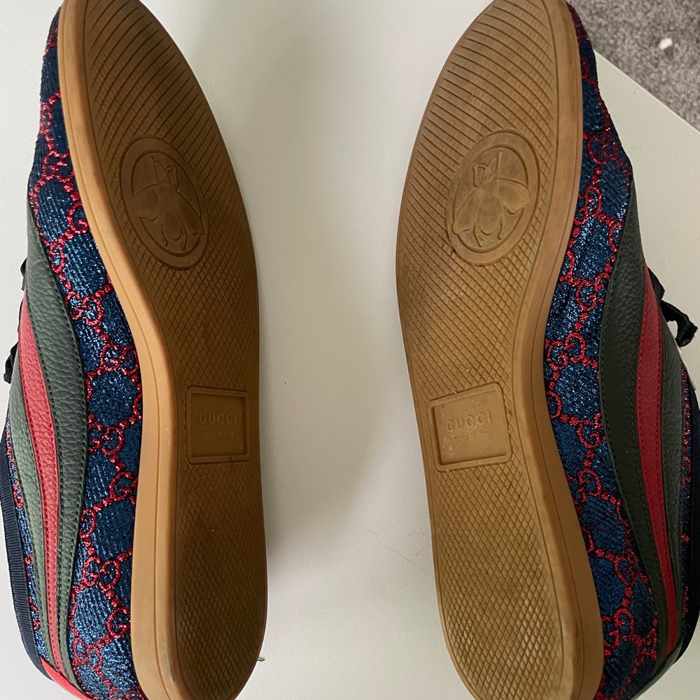 GUCCI lurex bowling sneakers - Picture 5 of 8